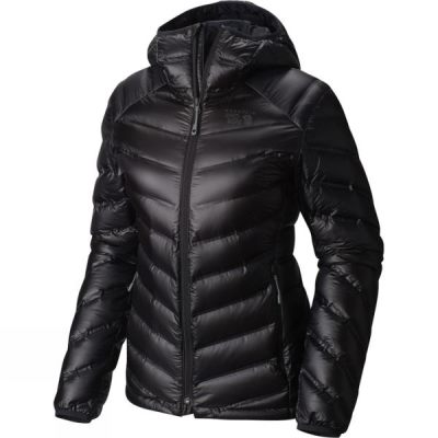 Chaquetas Mountain Hardwear StretchDown RS Hooded Mujer Negras - Chile VXG235049